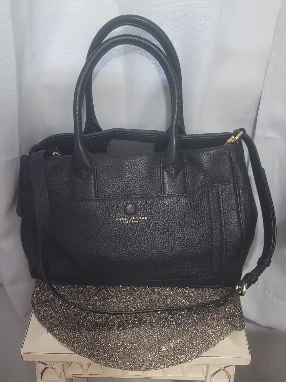 Marc Jacob's Empire Bag With black with gold hardware